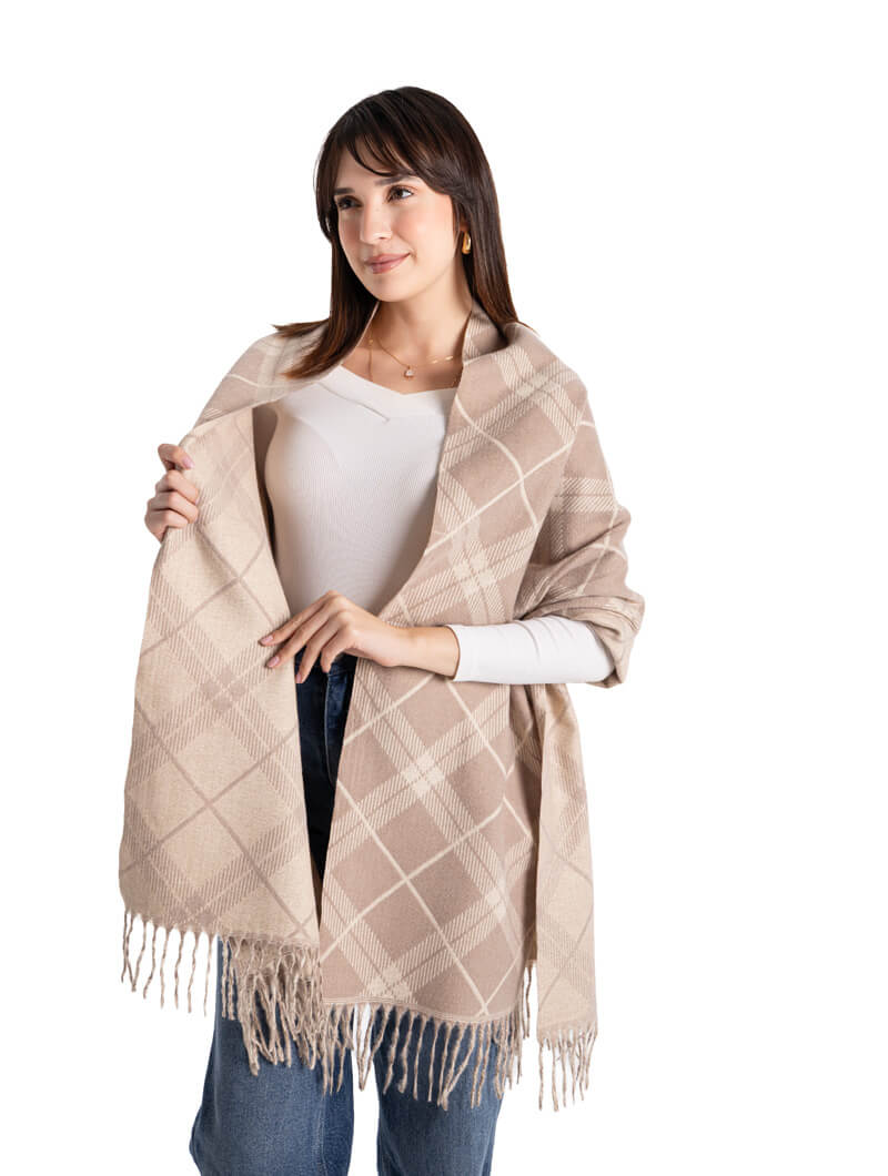 Écharpe à carreaux